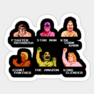 Wrestling Fighters Sticker